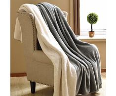 doppia coperta/ spessa coperta calda/Coperta in cashmere faux/ inverno coperte/ Corallo tappeto/Coperta matrimoniale singolo/ coperta-A 150*200cm(59x79inch)