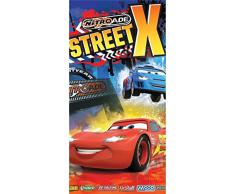 TELO MARE CARS 70X140 CM BAMBINO ASCIUGAMANO SPUGNA DISNEY