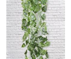 Ecloud Shop PIANTA EDERA CADENTE ARTIFICIALE FOGLIE VERDI LUNG.90CM