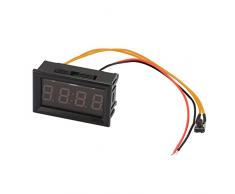 XCSOURCE Orologio elettronico digitale a LED a 4 cifre a bordo per auto scooter per motociclette MA1224