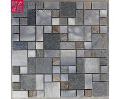 Mattonelle di mosaico di vetro delle mattonelle di mosaico piastrelle di vetro mosaico di alluminio mosaico di marmo nuovi