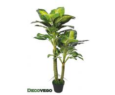 Dieffenbachia Pianta Albero Artificiale Plastica 110cm Decovego