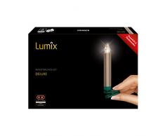 Krinner Lumix Deluxe – Set da, 5 candele LED per albero di Natale, Cashmere 74355