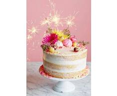 Mini Stelle filanti per Eventi e Compleanni (10 pezzi). Da usare come decorazione, candeline per torte o per divertirsi e festeggiare