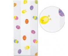 Cellophane Bags giallo pulcino e uova colorate Maxi/grande 12,7 x 7,5 x 27,8 cm (10 pezzi)