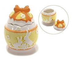 IDEA PASQUA, CERAMICHE E PORTAUOVA 3 UOVA CERAMICA PORTADOLCI , IDEE REGALI PASQUA, DECORAZIONI PASQUALI, PORTADOLCI IN CERAMICA PASQUA