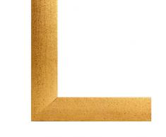 Cornice, Cornici dei quadri, portafoto OLIMP, 60x85 cm o 85x60 cm in ORO LAVATO, normale vetro artificiale (A-Pet), senza antiriflesso cornice in MDF rivestiti di un foglio decorativo, 35 mm di larghezza