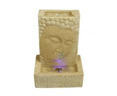 Fontana Buddha fontana con LED piatto rilassante decorazione Sabbia Effetto Pietra umidificazione decorativo soggiorno