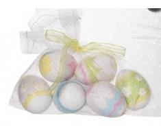 Pasqua decorazioni confezione di 6 uova decorate