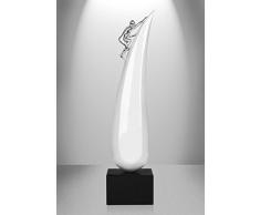 Arte dal Mondo Sculture in resina/Sculture Medie Apice della gloria, Resina, Bianco