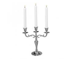 B&B Candelabro a 3 braccia in argento