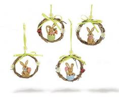 IDEA GHIRLANDE\ CENTROTAVOLA PASQUALE, GHIRLANDE PRIMAVERILI, CENTROTAVOLA PRIMAVERILE 8 , GHIRLANDE PASQUA DECORATE DA APPENDERE, UOVA PASQUALI , DECORAZIONI PASQUALI