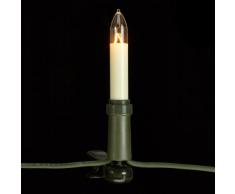 Kaemingk, Catena di 16 luci per albero di Natale, distanza tra le lampadine 50 cm, attacco E10