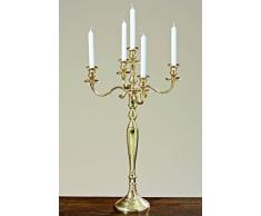 Candelabro Victoria 5 di alta qualità bracci, 77 cm, oro colori portacandele