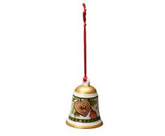 Villeroy & Boch MyChristmas Tree Campana Albero di Natale, Porcellana, Verde, 22.5 x 5 x 22 cm