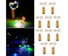 XCSOURCE Le luci della stringa del LED della barra di forma 10pcs hanno condotto le luci per il fiocco di festa del partito per la festa di rame del rame di decorazione del vetro della bottiglia di vino LD1030