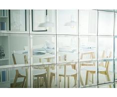 My-Furniture 6 Piastrelle a specchio quadrate per muro 30cm x 30cm - bordi smussati - bagno e cucina