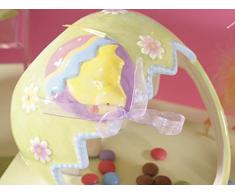 IDEA PASQUA, CERAMICHE E PORTAUOVA 2 CESTINI CERAMICA PORTADOLCI , IDEE REGALI PASQUA, DECORAZIONI PASQUALI, CESTINO PORADOLCI IN CERAMICA PASQUA