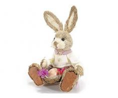IDEA DECORAZIONI PASQUALI, UOVA DECORATIVE DUE CONIGLI DI PASQUA, ADDOBBI PASQUALI, IDEE REGALO PER PASQUA