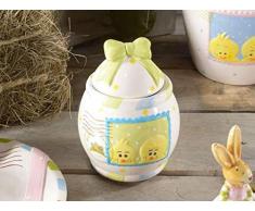 IDEA PASQUA, CERAMICHE E PORTAUOVA 3 UOVA CERAMICA PORTADOLCI , IDEE REGALI PASQUA, DECORAZIONI PASQUALI, PORTADOLCI IN CERAMICA PASQU