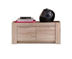 trendteam 1317-312-90 Cougar - Scarpiera/cassapanca in rovere San Remo chiaro (imitazione), 96 x 43 x 40cm