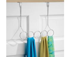 InterDesign Portasciarpe da Porta Classico, Cromo