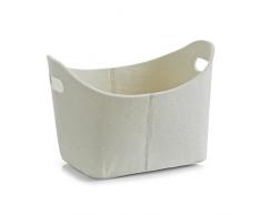 Zeller, Cesto portaoggetti ovale in feltro, Beige (Beige)