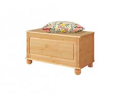 LifeStyleDesign 4554144 Laura - Cassapanca 45 x 43 x 85 cm, colore legno