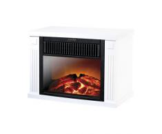 Mini-cheminée électrique 1200 W - blanc