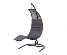 Siena Garden 800298 Evora Fauteuil Suspendu Acier Anthracite/Titane Gris