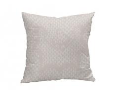 Soleil dOcre 547562 Snake Coussin Décoratif Déhoussable Polyester Naturel 40 x 40 cm