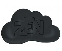 Incidence Paris 61451 Coussin de Baignoire Zen Polyuréthane Noir 32 x 7,5 x 20,5 cm