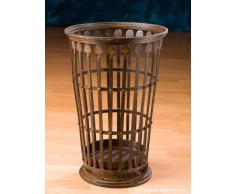 Porte-parapluie/système de rangement - fer forgé - style antique