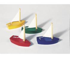 4 petits voiliers, en bois | jouets en bois pour les enfants sur 3 ans
