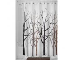 InterDesign 45020EU Forêt Rideau de Douche Polyester Gris/Noir 180 x 180 cm