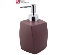 5 pièces. Salle de bains Set de bain Set porte-balais titulaire distributeurs de savon brosse Brown