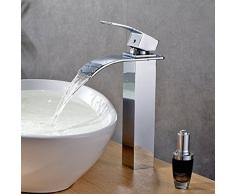 Auralum® Design verlängerte Mitigeur monocommande robinet cascade mitigeur monocommande pour salle de bain chambre