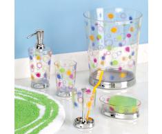 InterDesign 12320EU Doodle Porte-brosse à dent, Transparent/Chrome