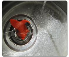Bouchon de baignoire Poisson - Orange
