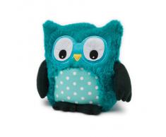 Bouillotte sèche Peluche Hibou Turquoise - Soframar - Made in england