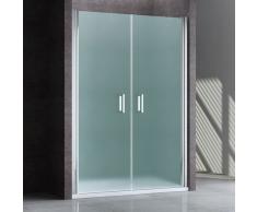Porte De Douche Pivotante Paroi De Douche Pare-Douche Verre De Sécurité Vitrification Nano Teramo22 S 120X190
