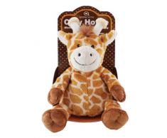 Aroma Home -Peluche Bouillotte micro onde - coussin amovible- Petit Modele - Giraffe