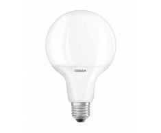 OSRAM LED STAR Ampoule LED, Globe, Culot E27, 9W Equivalent 60W, 220-240V, dépolie, Blanc Chaud 2700K, Lot de 1 pièce
