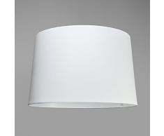 QAZQA Classique/Antique, Rustique, Moderne Abat-jour 50cm rond SU E27 Blanc, Rond pour Abat-jour Suspendu