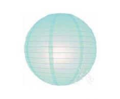 lampion boule chinoise bleu clair 40 cm