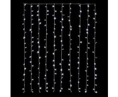 Rideau lumineux 400 LED Blanc froid