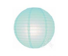 lampion boule chinoise bleu ciel 10 cm