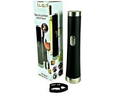 Yoko Design 1271 Tire-Bouchon Electrique PVC/Plastique/Inox Noir/Argent 28 cm
