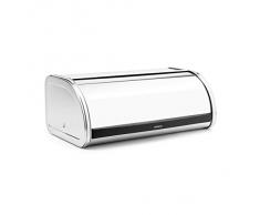 Brabantia 312601 Boîte à Pain Couvercle Coulissant Large Brilliant Steel