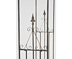 CLP Arche à rosiers royale PARIS, gloriette de jardin, revêtue de métal, hauteur du passage 220 cm, largeur 128 cm, profondeur 36 cm bronze